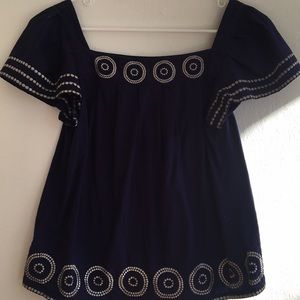 Kate spade embroidered top